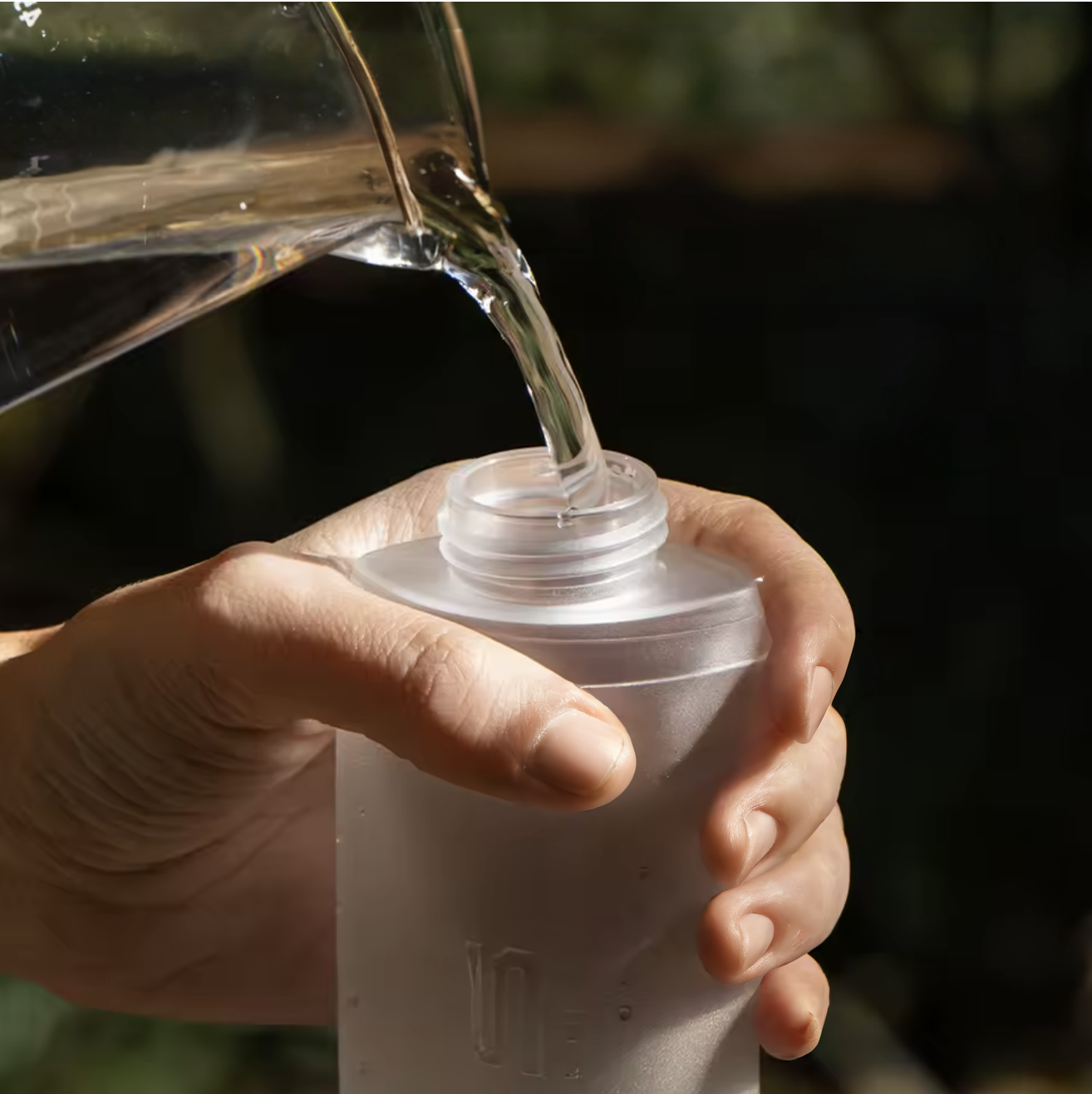 Botella de agua plegable - soft flask